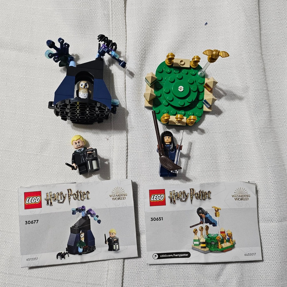 LEGO Harry Potter Wizarding World Minifigure Set Draco Luna Lovegood 30677 30651